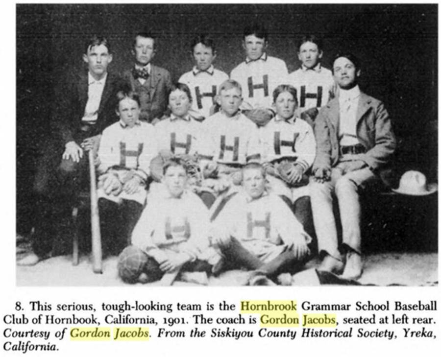 Attached picture Gordon Jacobs Hornbrook baseball team 1901.jpg
